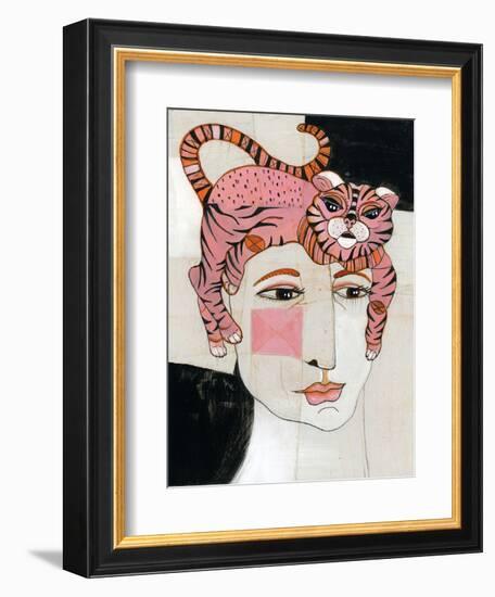 Cat Hair-Stacy Milrany-Framed Art Print