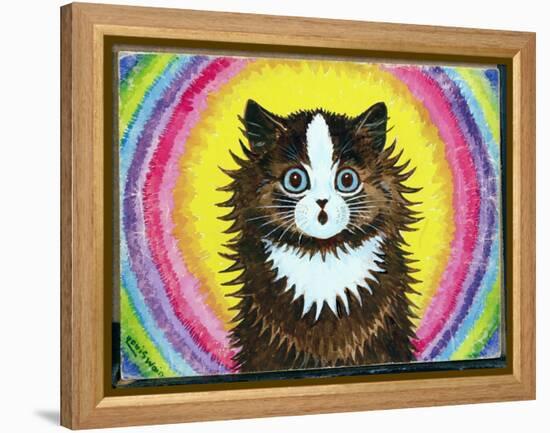 Cat in a Rainbow-Louis Wain-Framed Premier Image Canvas