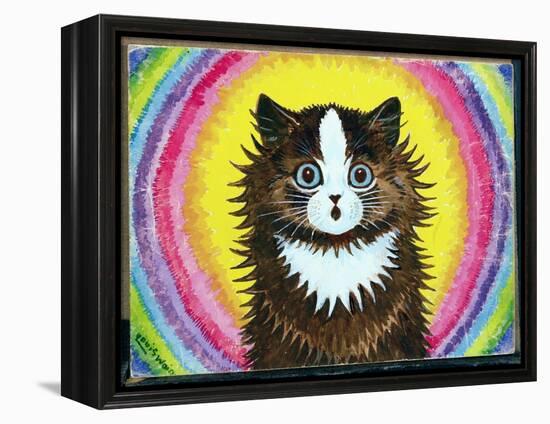 Cat in a Rainbow-Louis Wain-Framed Premier Image Canvas