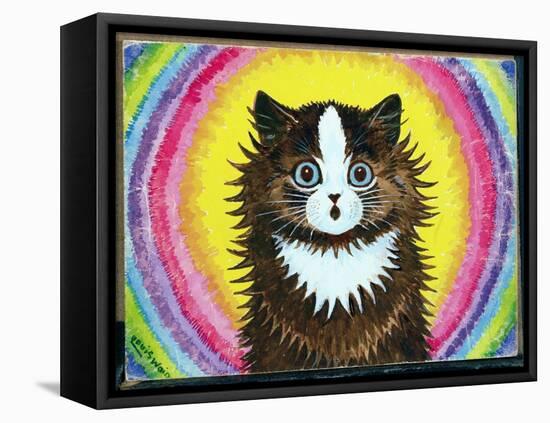 Cat in a Rainbow-Louis Wain-Framed Premier Image Canvas