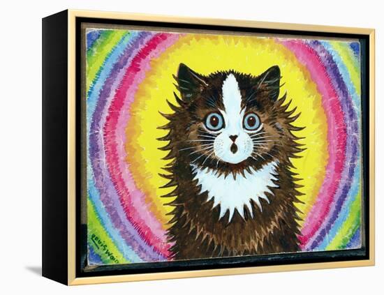 Cat in a Rainbow-Louis Wain-Framed Premier Image Canvas