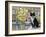 Cat in Corricella, Italy-Isy Ochoa-Framed Giclee Print