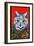 Cat in Holly-Louis Wain-Framed Giclee Print