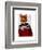 Cat in Ski Sweater-Fab Funky-Framed Art Print