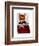 Cat in Ski Sweater-Fab Funky-Framed Art Print