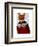 Cat in Ski Sweater-Fab Funky-Framed Art Print