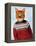 Cat in Ski Sweater-Fab Funky-Framed Stretched Canvas