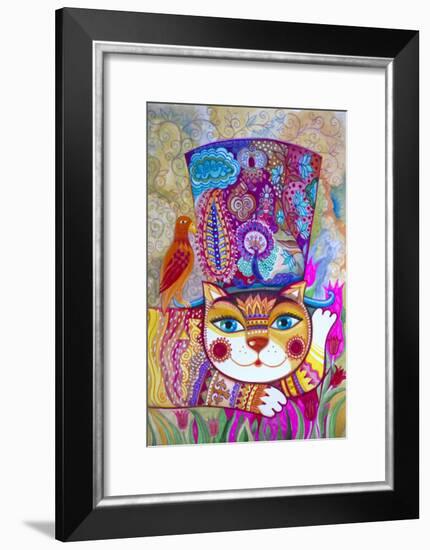 Cat in the Hat 2-Oxana Zaika-Framed Giclee Print