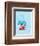 Cat in the Hat Blue Collection II - Things 1 & 2 Back to Back (blue)-Theodor (Dr. Seuss) Geisel-Framed Art Print