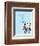 Cat in the Hat Blue Collection III - Sally & Her Brother (blue)-Theodor (Dr. Seuss) Geisel-Framed Art Print