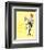 Cat in the Hat Yellow Collection I - The Cat in the Hat with Fish (yellow)-Theodor (Dr. Seuss) Geisel-Framed Art Print