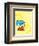 Cat in the Hat Yellow Collection II - Things 1 & 2 Back to Back (yellow)-Theodor (Dr. Seuss) Geisel-Framed Art Print