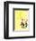 Cat in the Hat Yellow Collection III - Sally & Her Brother (yellow)-Theodor (Dr. Seuss) Geisel-Framed Art Print