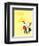 Cat in the Hat Yellow Collection III - Sally & Her Brother (yellow)-Theodor (Dr. Seuss) Geisel-Framed Art Print