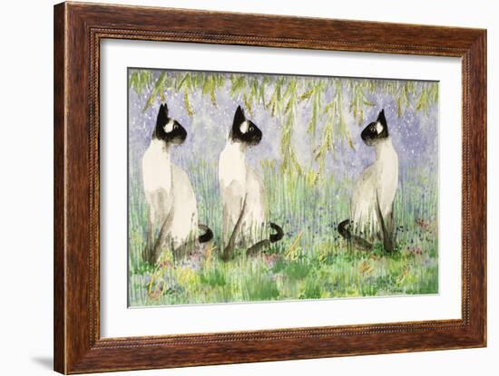 Cat Kins-Suzi Kennett-Framed Giclee Print