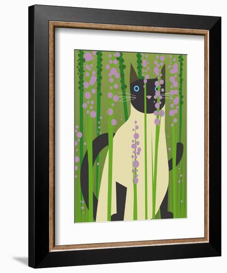 Cat Look 4-Artistan-Framed Art Print