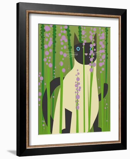 Cat Look 4-Artistan-Framed Art Print