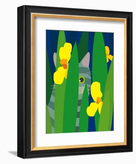 Cat Look 9-Artistan-Framed Art Print