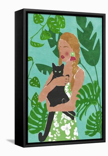 Cat Lover-Raissa Oltmanns-Framed Premier Image Canvas
