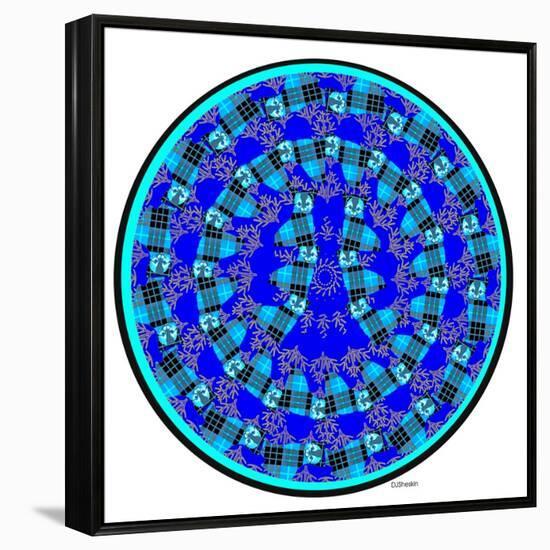 Cat Mandala XVII-David Sheskin-Framed Premier Image Canvas