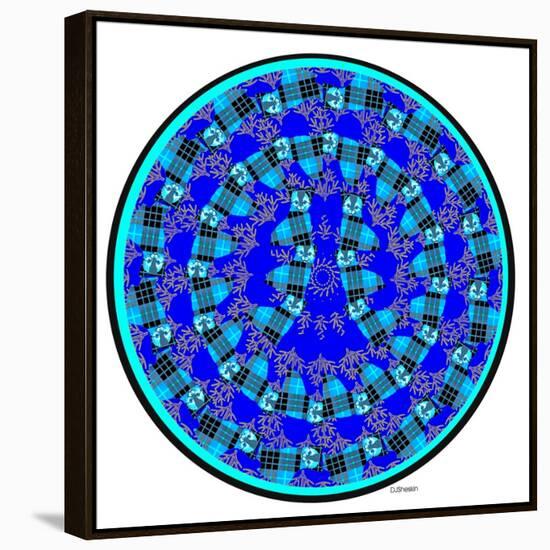 Cat Mandala XVII-David Sheskin-Framed Premier Image Canvas