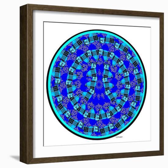 Cat Mandala XVII-David Sheskin-Framed Giclee Print