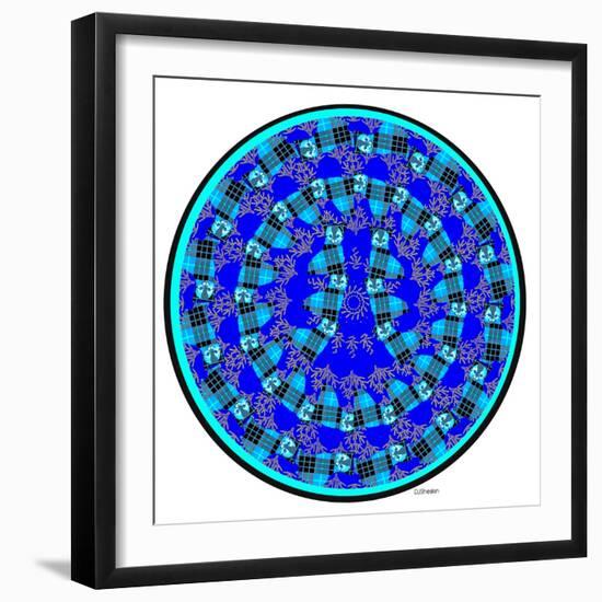 Cat Mandala XVII-David Sheskin-Framed Giclee Print