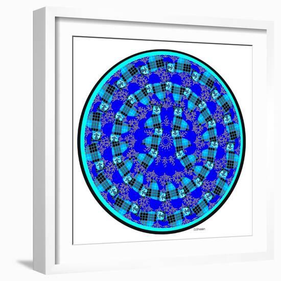 Cat Mandala XVII-David Sheskin-Framed Giclee Print