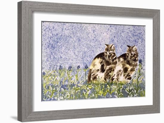 Cat Mint-Suzi Kennett-Framed Giclee Print