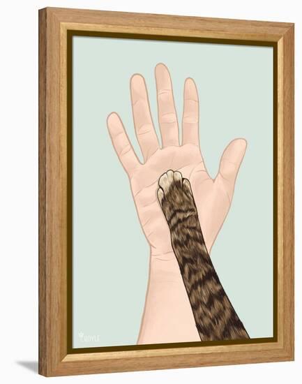 Cat Mom II-Tara Royle-Framed Stretched Canvas