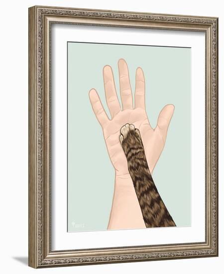 Cat Mom II-Tara Royle-Framed Art Print