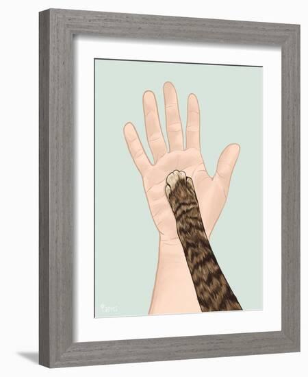 Cat Mom II-Tara Royle-Framed Art Print