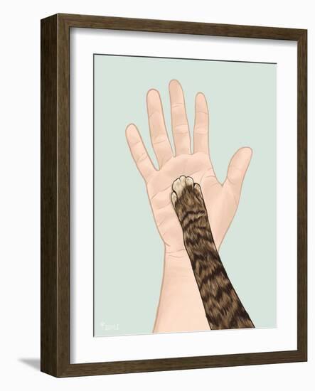 Cat Mom II-Tara Royle-Framed Art Print