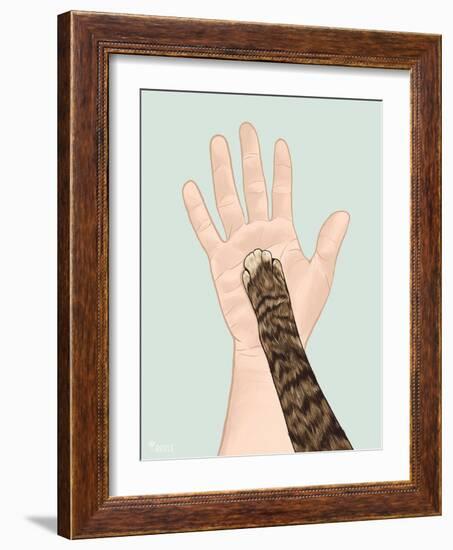 Cat Mom II-Tara Royle-Framed Art Print