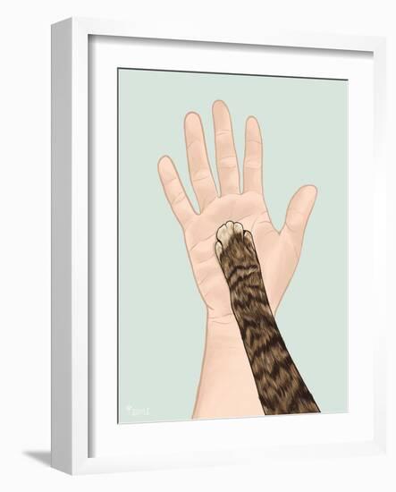 Cat Mom II-Tara Royle-Framed Art Print