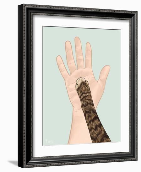 Cat Mom II-Tara Royle-Framed Art Print