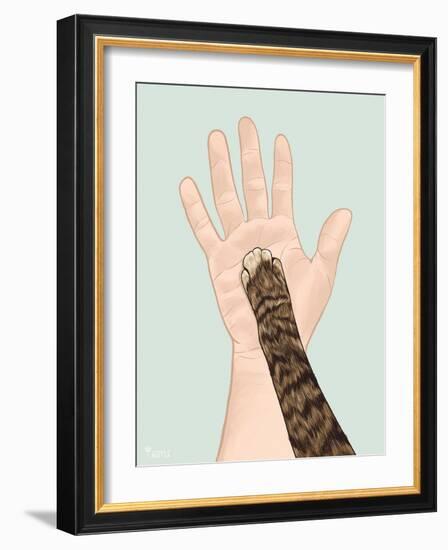 Cat Mom II-Tara Royle-Framed Art Print