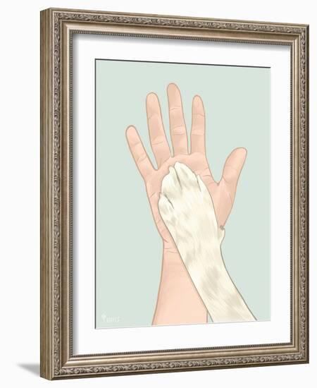 Cat Mom IV-Tara Royle-Framed Art Print