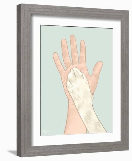 Cat Mom IV-Tara Royle-Framed Art Print