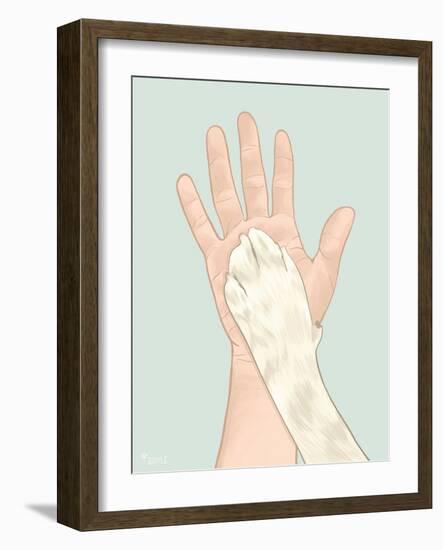 Cat Mom IV-Tara Royle-Framed Art Print