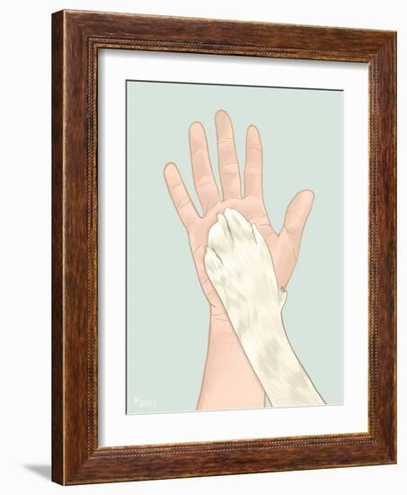 Cat Mom IV-Tara Royle-Framed Art Print