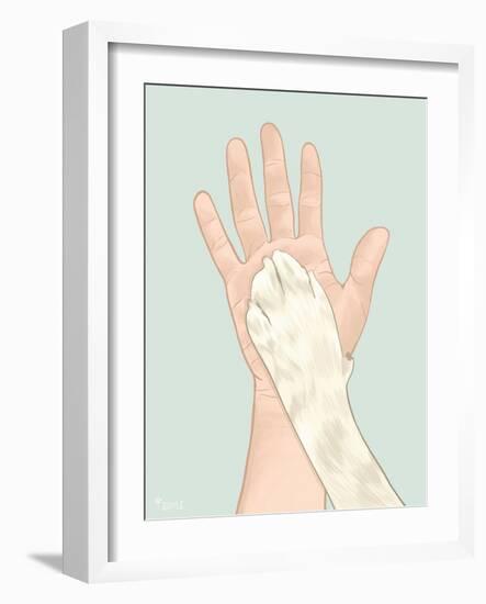 Cat Mom IV-Tara Royle-Framed Art Print