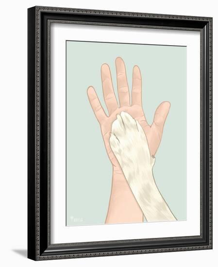 Cat Mom IV-Tara Royle-Framed Art Print