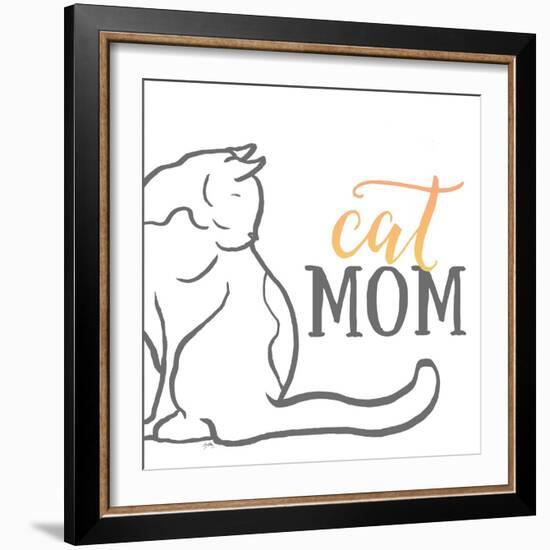 Cat Mom-Elizabeth Medley-Framed Art Print