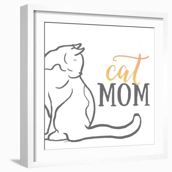 Cat Mom-Elizabeth Medley-Framed Art Print