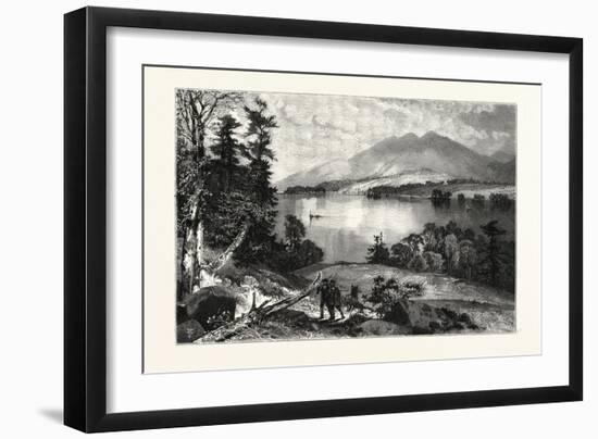 Cat Mountain, Lake George Usa-null-Framed Giclee Print