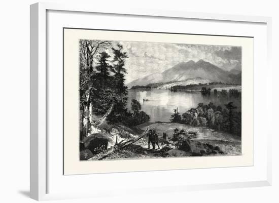 Cat Mountain, Lake George Usa-null-Framed Giclee Print