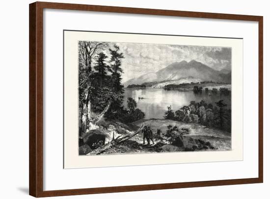 Cat Mountain, Lake George Usa-null-Framed Giclee Print