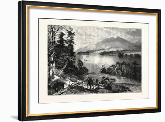 Cat Mountain, Lake George Usa-null-Framed Giclee Print