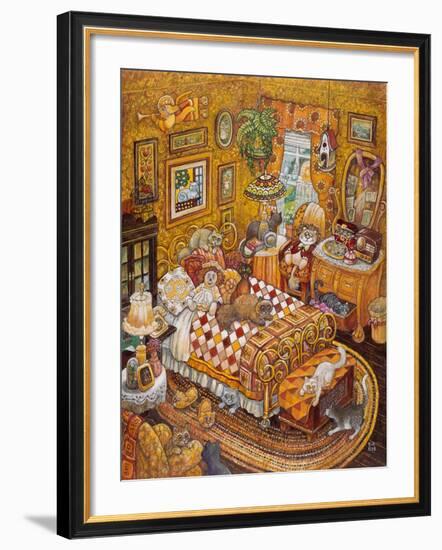 Cat Nap-Bill Bell-Framed Giclee Print